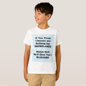 ブリザード自由主義の Tシャツ (正面フル)