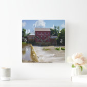 ブリジェトンミルウォールクロック スクエア壁時計 (ホーム)