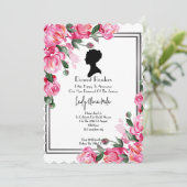 ブリジェルトンブライダルシャワー招待フローラ 招待状 (スタンド正面)