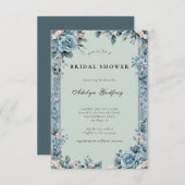 ブリジエレガントガートンインスパイアブライダルシャワー 招待状 (正面/裏面)