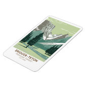 ブリジガーテトン国立森林上緑江 マグネット (左側)