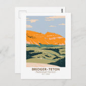 ブリジガーテトン国立森林羊山 ポストカード (正面/裏面)