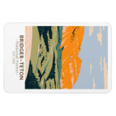 ブリジガーテトン国立森林羊山 マグネット (横)