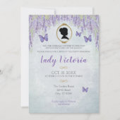 ブリジガートンインスパイア誕生日ティーパーティの招待状 招待状 (正面)