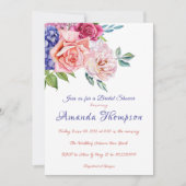 ブリジガートンエレガントテーマブライダルシャワーティーパーティー 招待状 (正面)