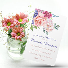 ブリジガートンエレガントテーマブライダルシャワーティーパーティー 招待状