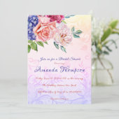 ブリジガートンテーマブライダルシャワーティーパーティーブランチ 招待状 (スタンド正面)