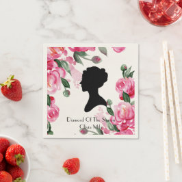 ブリジガートンフローラブライダルシャワー スタンダードカクテルナプキン