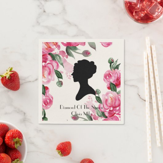 ブリジガートンフローラブライダルシャワー スタンダードカクテルナプキン (インサイチュ)