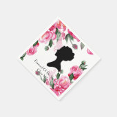 ブリジガートンフローラブライダルシャワー スタンダードカクテルナプキン (角)