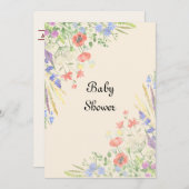 ブリジガートンベビーシャワー 招待状 (正面/裏面)