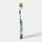 ブリジガートン水絵画色のフローラ iPhoneケース (左側面)