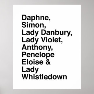 ブリジガートン ポスター