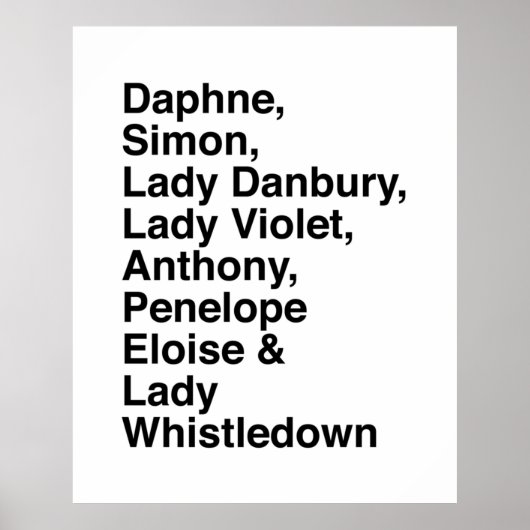 ブリジガートン ポスター (正面)