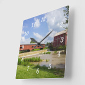 ブリジゲトンブリッジ及びミル壁時計 スクエア壁時計 (傾斜)