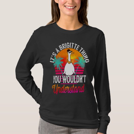 ブリジットのことだから仕方ないわよね Bri Tシャツ (正面)