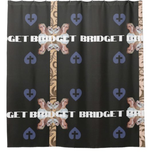 ブリジットのシャワーカーテンを手に入れる シャワーカーテン (正面)