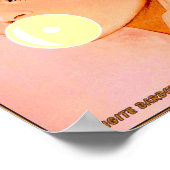 ブリジットバードットヴィンテージ吹バブルプリント ポスター (角)