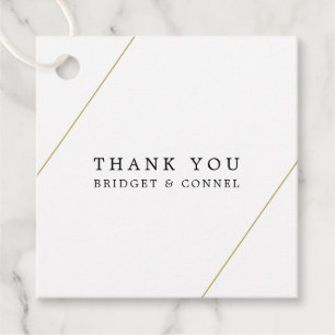 ブリジット幾何モダン結婚図形 フェイバータグ