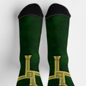 ブリジット賛美の ソックス (上部)