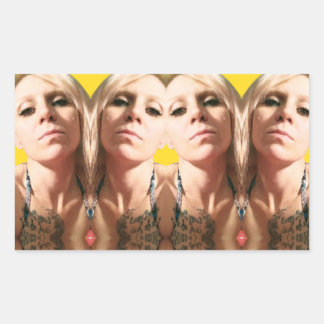 ブリジット・キューベッド 長方形シール