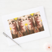 ブリジット・キューベッド 長方形シール (封筒)