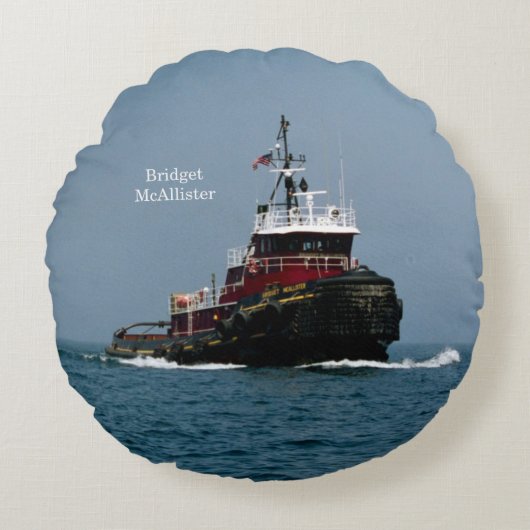 ブリジット・マカリスター丸い枕 ラウンドクッション (正面)