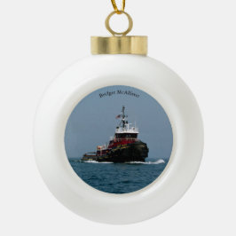 ブリジット・マカリスター・ボールまたはスノーフレーク・オーナメント セラミックボールオーナメント