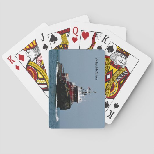 ブリジット・マカリ遊スターのカード トランプ (裏面)