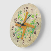 ブリジッドクロス ラージ壁時計 (傾斜)