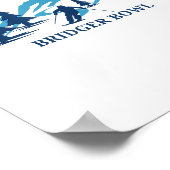 ブリジャーボウルモンタナスキーリゾートスキースキーヤー_1 ポスター (角)