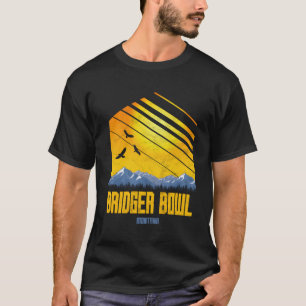 ブリジャーボウルモンタナマウンテンズハイキングカム Tシャツ
