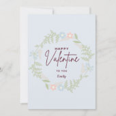 ブリスエレガントフローラバレンタインズデイカード シーズンカード (正面)