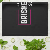 ブリスケットリブ2024 BBQバーベキュー政治選挙 キッチンタオル (折り畳み)