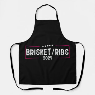 ブリスケットリブ 2024 BBQ バーベキュー 政治選挙 エプロン