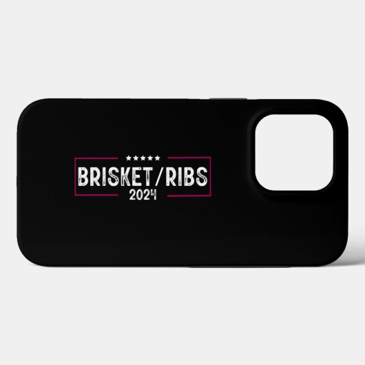 ブリスケットリブ 2024 BBQ バーベキュー 政治選挙 Case-Mate iPhoneケース (裏面 (横))