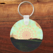 ブリスサイケデリックフルサンセットヒルキーチェーン キーホルダー (裏面)