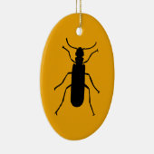 ブリスタービートルのシルエット セラミックオーナメント (右)