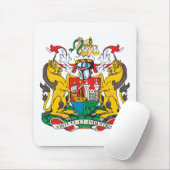 ブリストルの紋章付き外衣 マウスパッド (マウス)