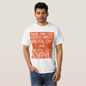 ブリストルのTシャツの2チーム Tシャツ (正面フル)