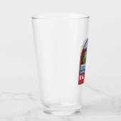 ブリストルイングランドレトロトラベルアートヴィンテージ タンブラーグラス (右)