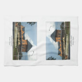 ブリストルトレインステーションブリストルバージニア キッチンタオル (横)