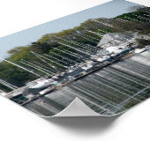 ブリストルハーバーブリストルロードアイランド ポスター (角)