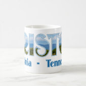 ブリストルバージニアテネシーの景色 コーヒーマグカップ (中央)