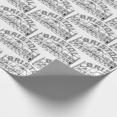 ブリストルバージニアテネシースローガンサイン ラッピングペーパー (角)