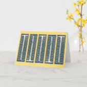 ブリストルバージニアテネシーマーカー カード (黄色い花)