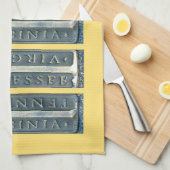 ブリストルバージニアテネシーマーカー キッチンタオル (四つ折り)