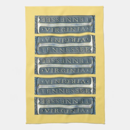 ブリストルバージニアテネシーマーカー キッチンタオル (縦)