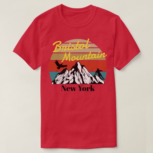 ブリストルマウンテンスキーニューヨーク Tシャツ (デザイン正面)