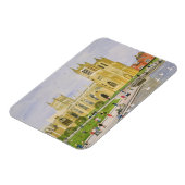 ブリストル大聖堂とカレッジグリーン1989 マグネット (左側)